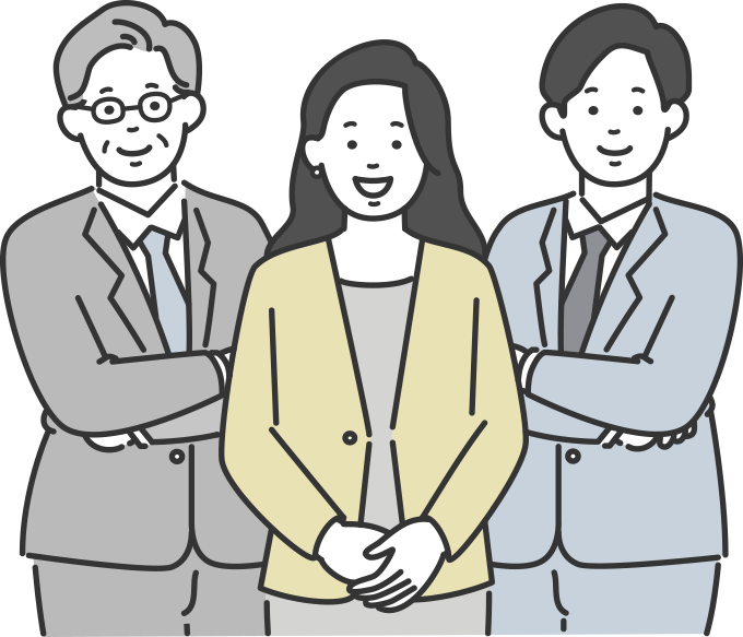 打ち合わせのイラスト